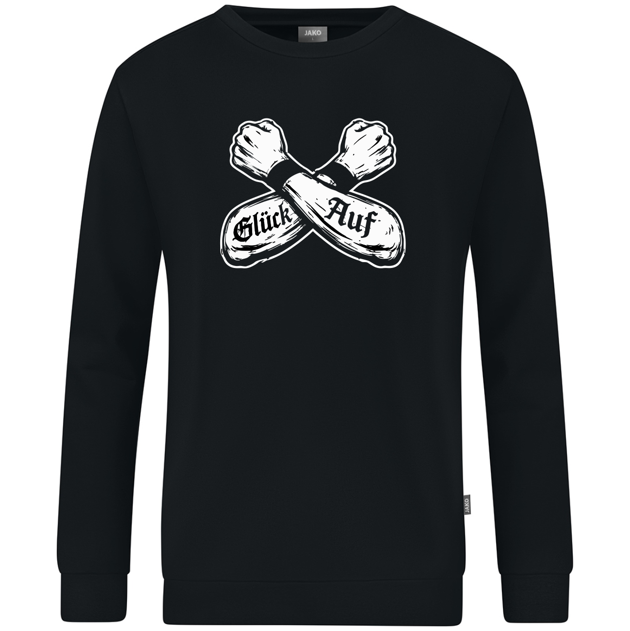 Sweat Schwarz "Glück Auf" 
