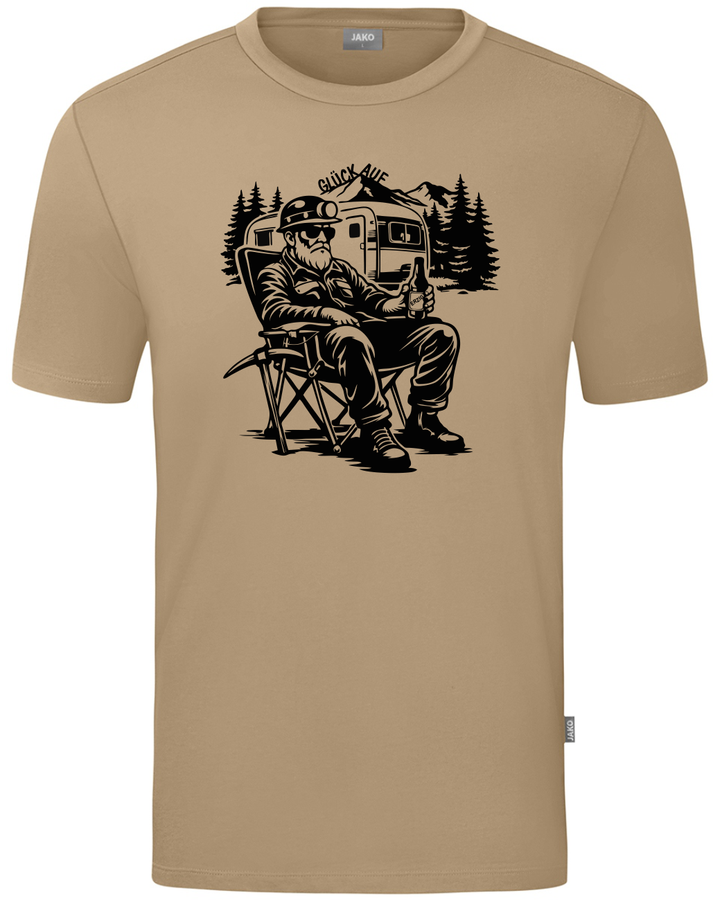 T-Shirt Braun "Camper" 