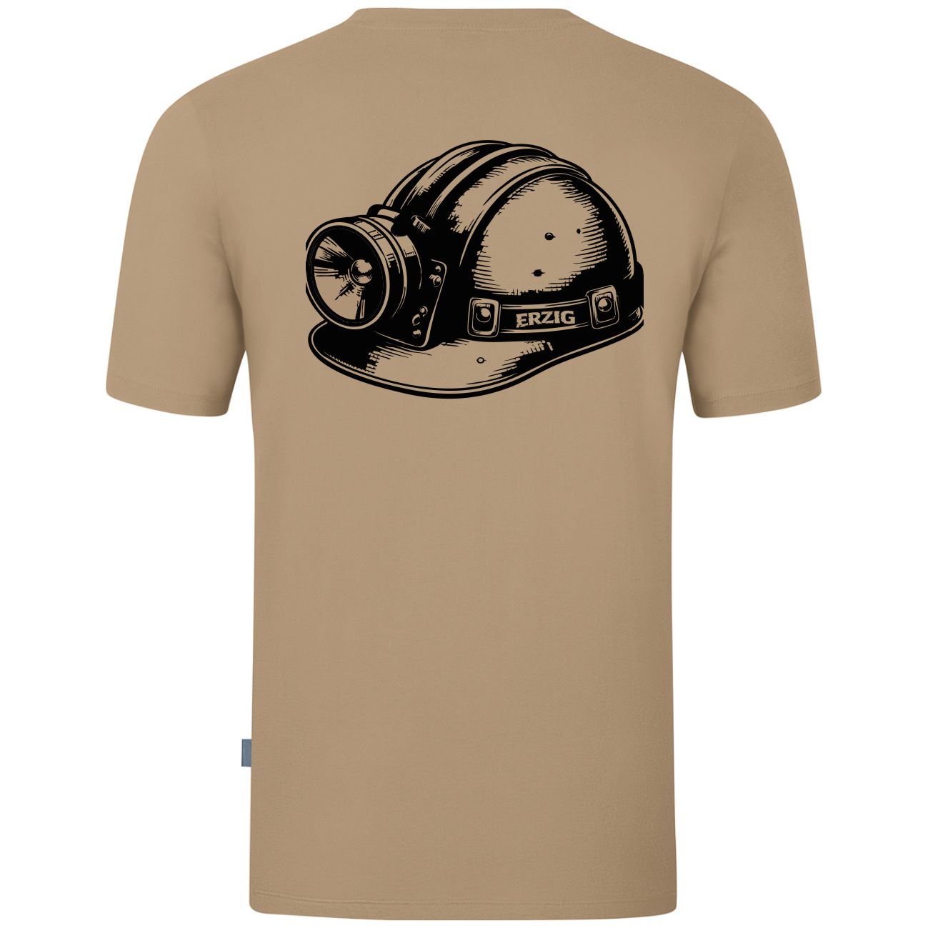 T-Shirt Braun "Helm" 