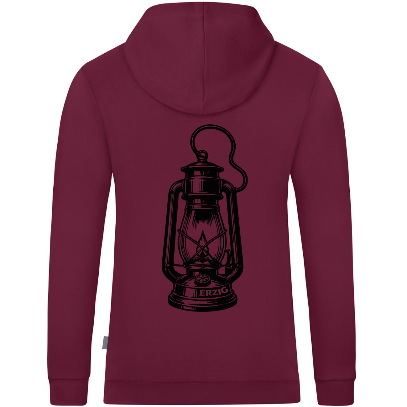 Hoodie Maroon "Grubenlampe"