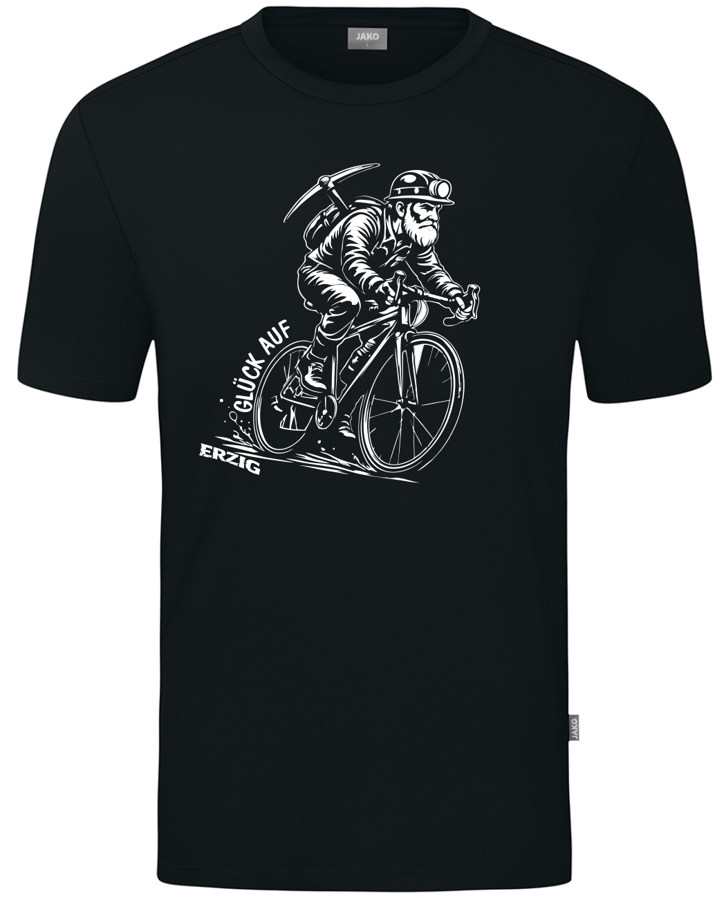 T-Shirt Schwarz "Rennrad"