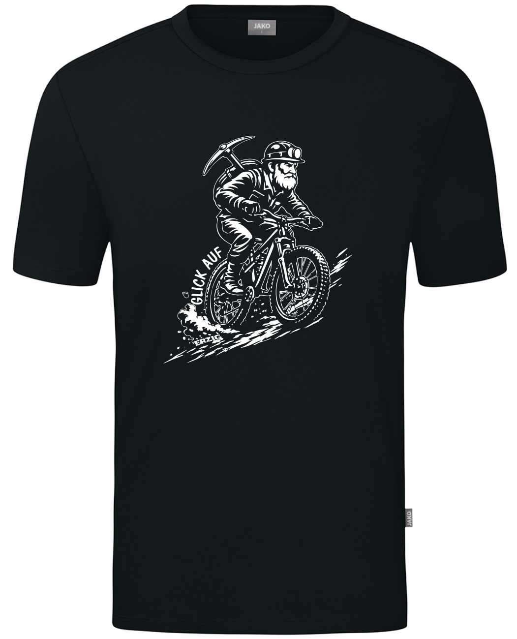 T-Shirt Schwarz "Mountainbiker" 