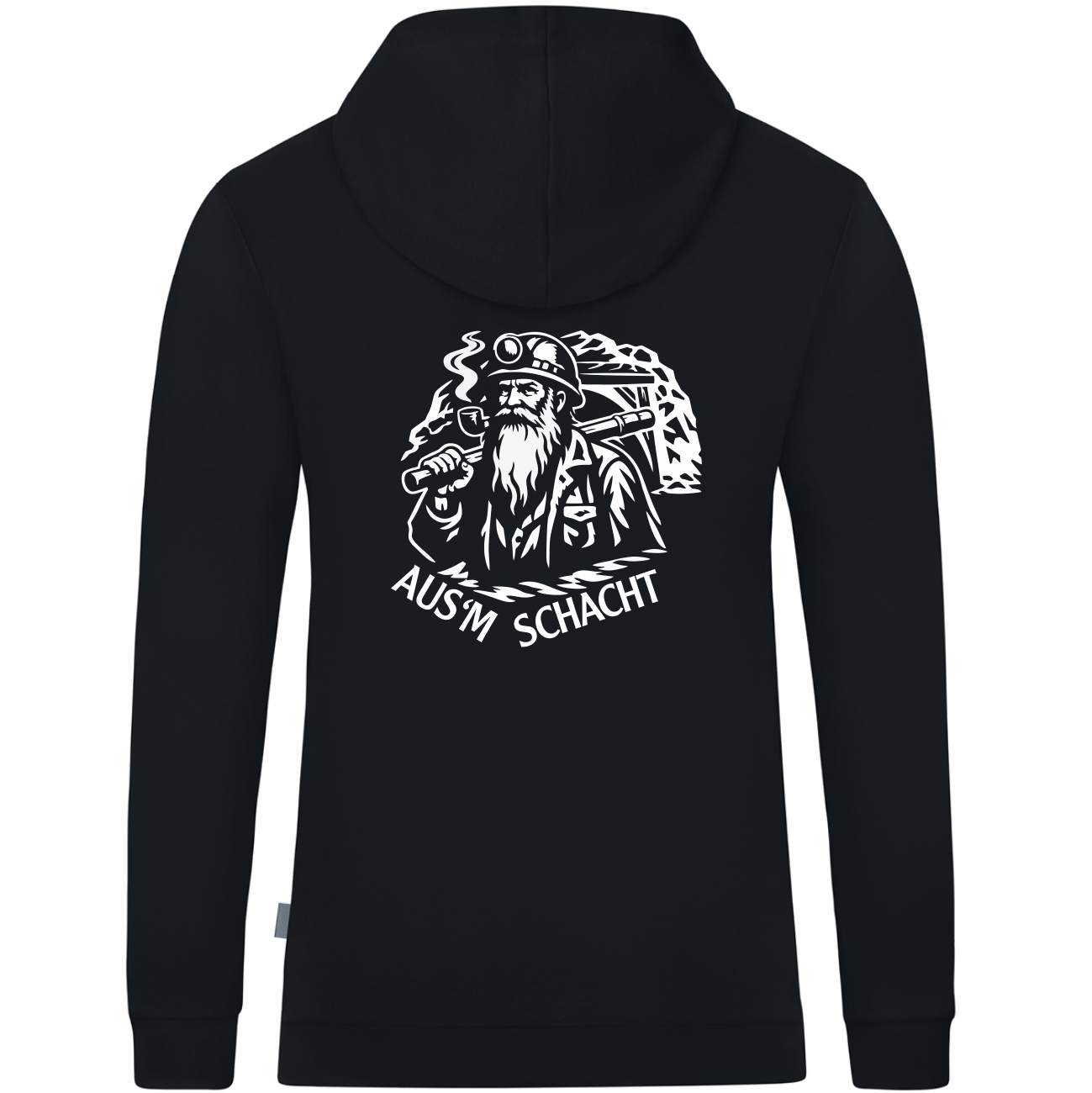 Hoodie Schwarze "Schacht"