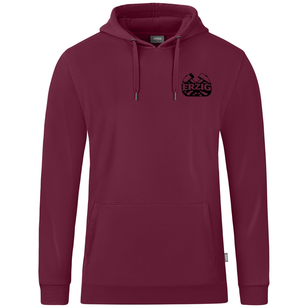 Hoodie Maroon "Grubenlampe"