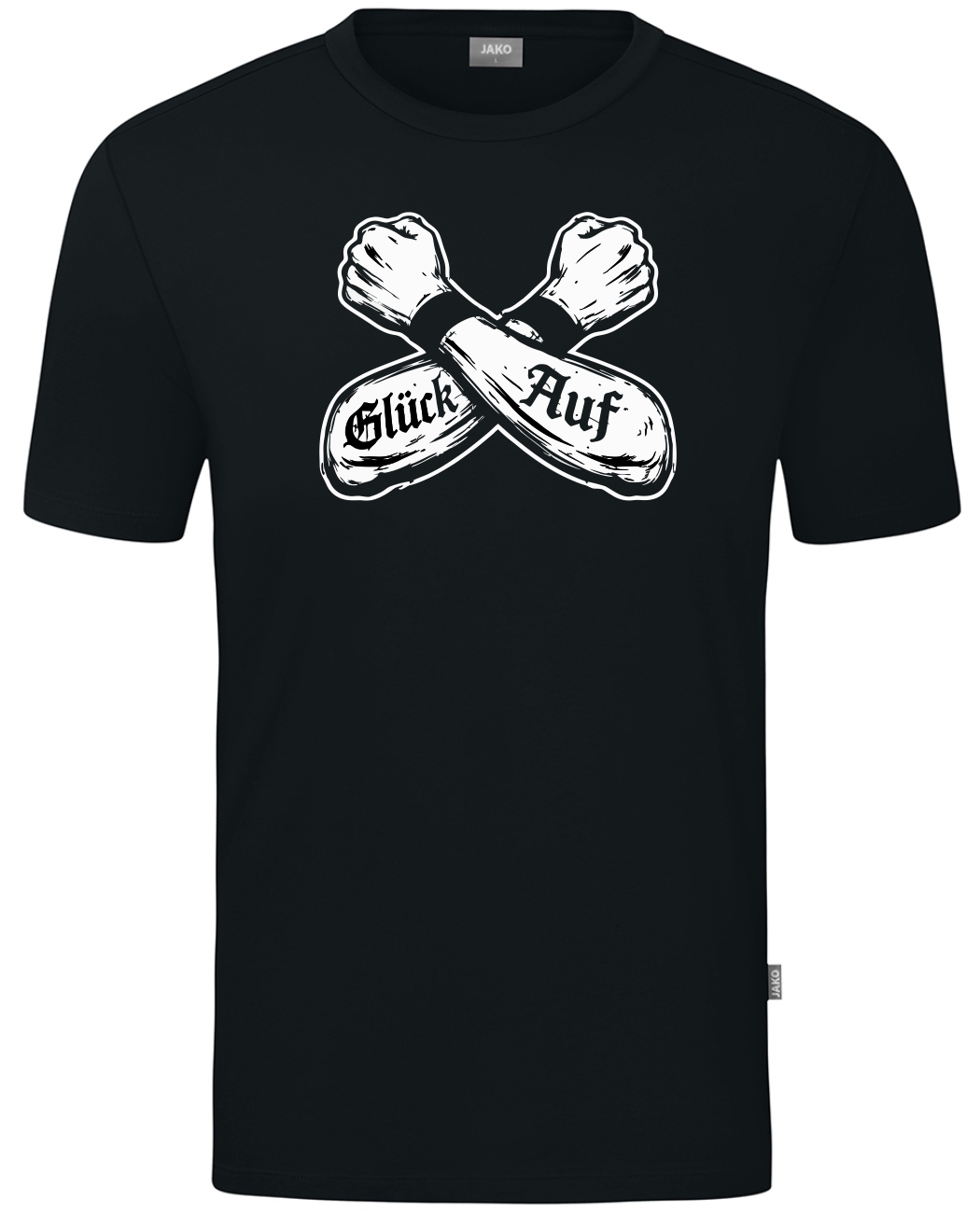 T-Shirt Schwarz "Glück Auf"