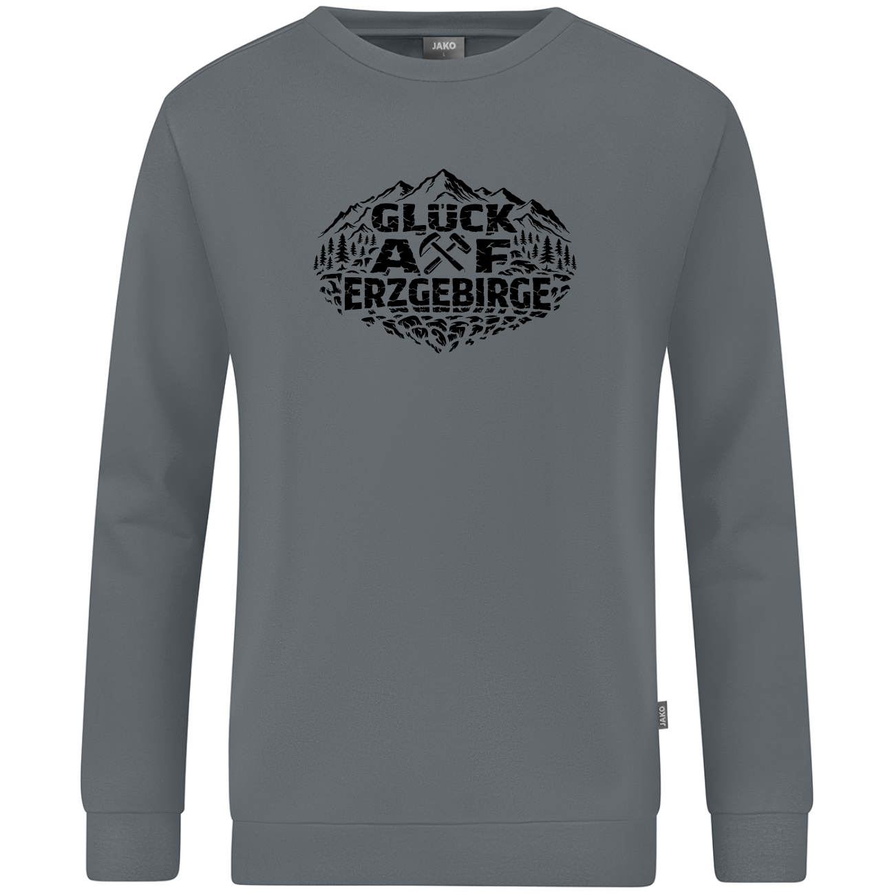 Sweat Grau "Glück Auf"  